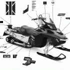 Xtrim Commander 600 E-TEC Наклейки