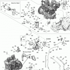 Adventure GT 600 E-TEC Двигатель и крепление