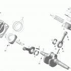 YETI V-800 01- Cylinder And Crankshaft