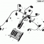 Adventure GT 1200 4-TEC CE Жгут проводов и электрический блок