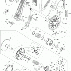 Rave RE 600 E-TEC Защита ремня вариатора