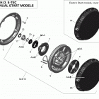 Xtrim 600 E-TEC Ручной стартер