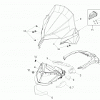 69 YETI 600 ACE Стекло ветровое и консоль