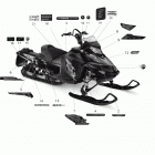 Xtrim Boondocker 800R E-TEC Наклейки