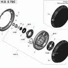 Xtrim Commander Limited 600 E-TEC Ручной стартер