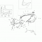 Rave RE 600 E-TEC Стекло ветровое и консоль