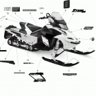 Xtrim SC 600 E-TEC Наклейки