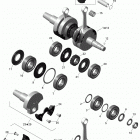 Rave RS 600 Коленвал и поршни
