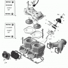 Rave RS 600 01- Cylinder And Reed Valve