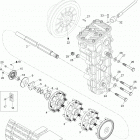 YETI Pro 550 Привод трака и трак