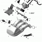 Adventure GT 1200 4-TEC Коллектор воздухозаборника и корпус дросселя