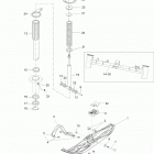 59 YETI 600 ACE Передняя подвеска и лыжи