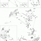 Rave RE 600 E-TEC Передняя подвеска и лыжи