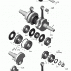 Xtrim Commander Limited 600 SDI 01- Crankshaft
