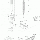 YETI Pro Army V-800 Передняя подвеска и лыжи