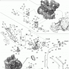 Xtrim SC 600 E-TEC Двигатель и крепление