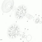 YETI Pro 550 Ведомый шкив