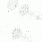 YETI Pro Army V-800 Ведомый шкив