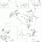 Rave RE 600 E-TEC Передняя подвеска и лыжи