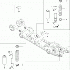 Ranger V-800 08- Rear Suspension Shocks Ranger