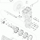 YETI Pro V-800 Привод гусеницы