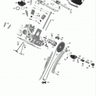 YETI V-800 Головка цилиндров задн.