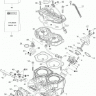 Adventure GT 600HO SDI Цилиндр и головка