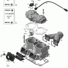 Rave 800R PowerTEK Цилиндр и головка