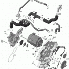 YETI V-1300 01- Waterpump And Alternator