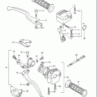 LT-F250 Quad Runner Handle switch (model m / n / p / r / s / t)