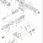 LT-4WD Quad Runner Secondary gear - propeller shaft
