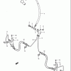 LT-F250 Quad Runner Передние тормозные трубки