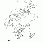 LT-F160 Quad Runner Заднее крыло