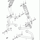 LT-F250 Quad Runner Suspension arm
