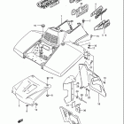 LT-F250 Quad Runner Front fender (model m / n / p / r / s / t)
