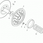 YETI SUV V-800 Ведомый шкив