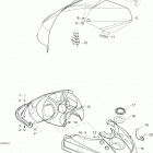 Adventure GT 600HO SDI 09- Windshiel And Console