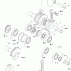 Ranger 600 01- Crankshaft, 593