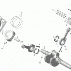 YETI SUV V-800 01- Cylinder And Crankshaft