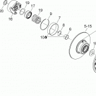 Rave RC 800 HO Power TEK Ведомый шкив