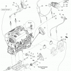 Rave N-duro 550 F Двигатель и крепление
