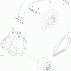ST 600 Защита ремня вариатора