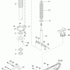 YETI PRO V-800 RUS Передняя подвеска и лыжи
