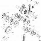 Rave RC 440 Коленвал и поршни