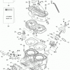Adventure GT 600HO SDI Цилиндр и головка