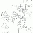 Rave RC 800 PT Коленвал и поршни