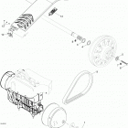 Safari 400 Защита ремня вариатора