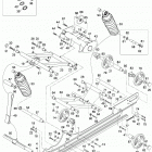 Rave Xtrim N-Duro 600HO SDI Задняя подвеска