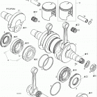 Safari 400 Коленвал и поршни