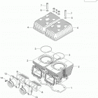 Ranger 550 Цилиндр и головка